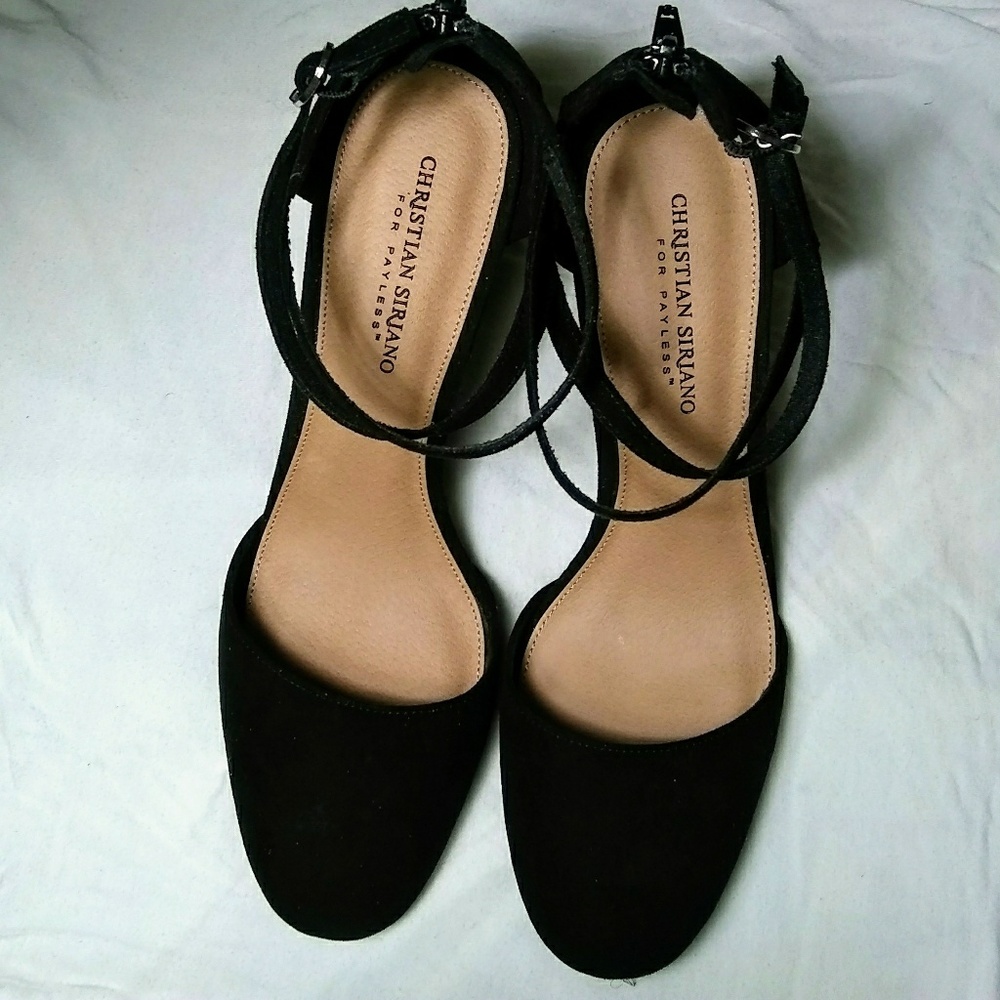 Ankle Strap Block Heels